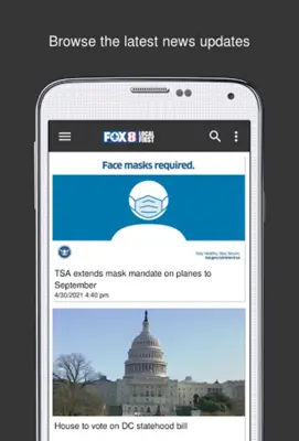 FOX 8 WVUE Mobile android App screenshot 8